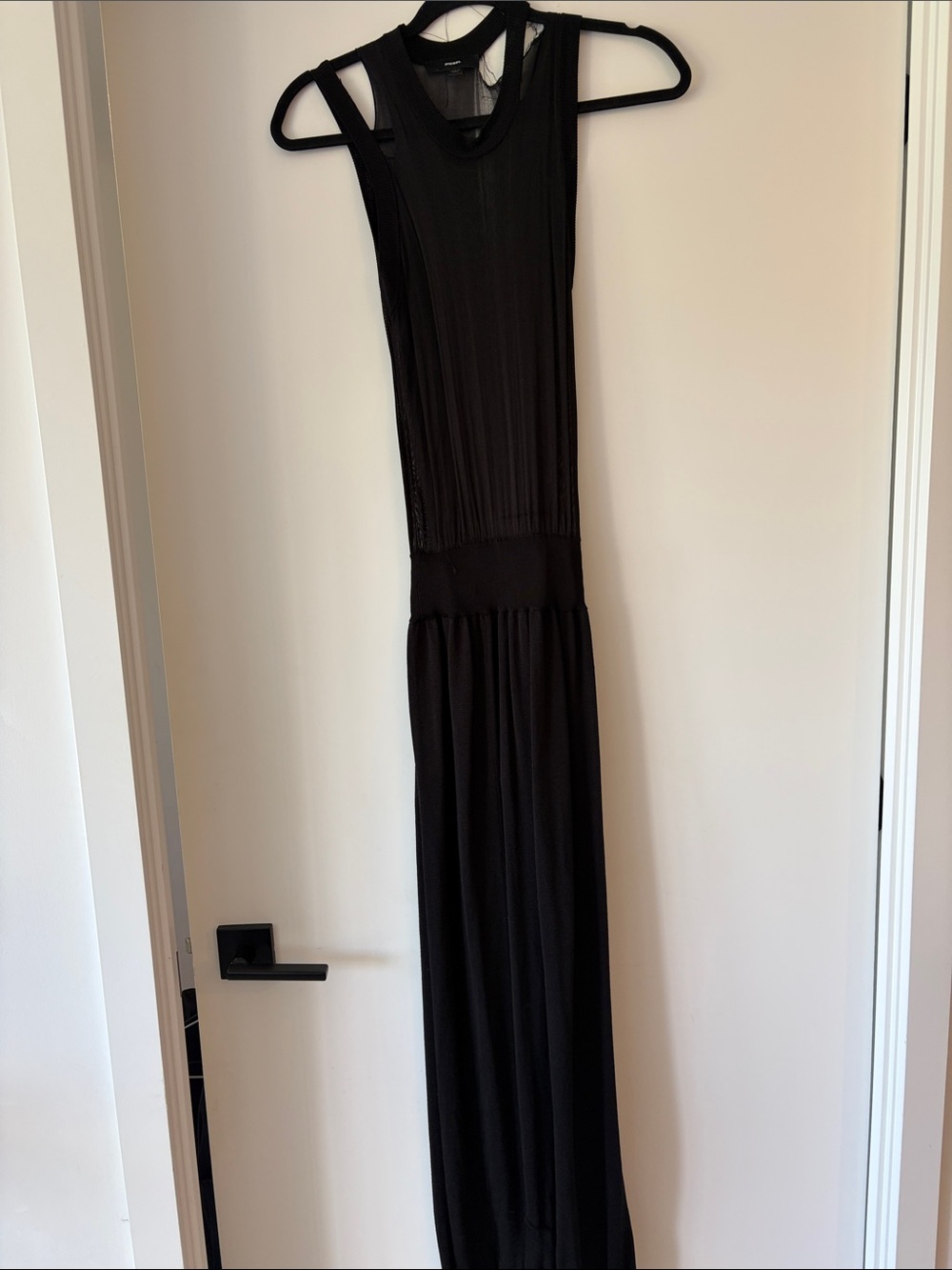 DIESEL Black Sleeveless Maxi Dress - Classic Evening Dress